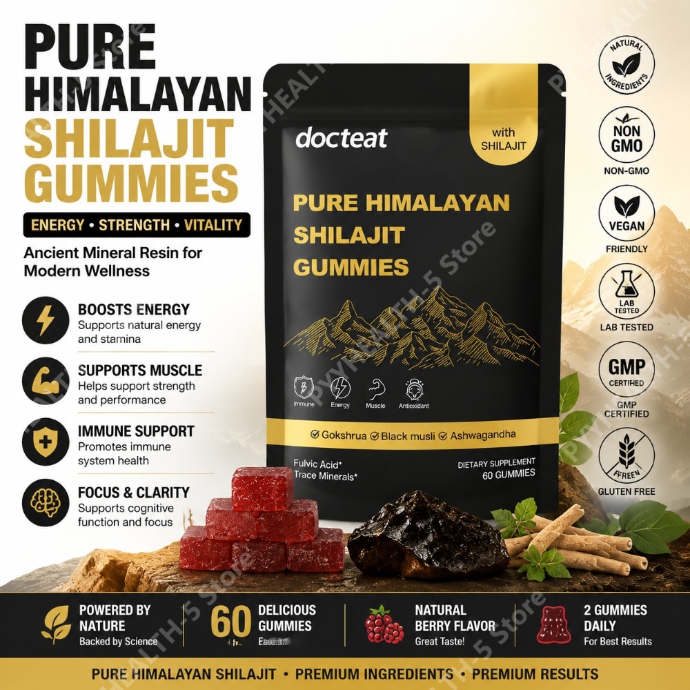 Herbal Wellness For You - Docteat Gomas de Shilajit Puro do