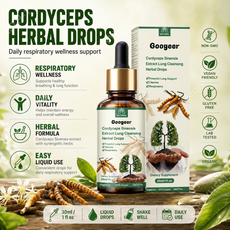 Herbal Wellness Water - Extrato de Cordyceps Sinensis em Gotas