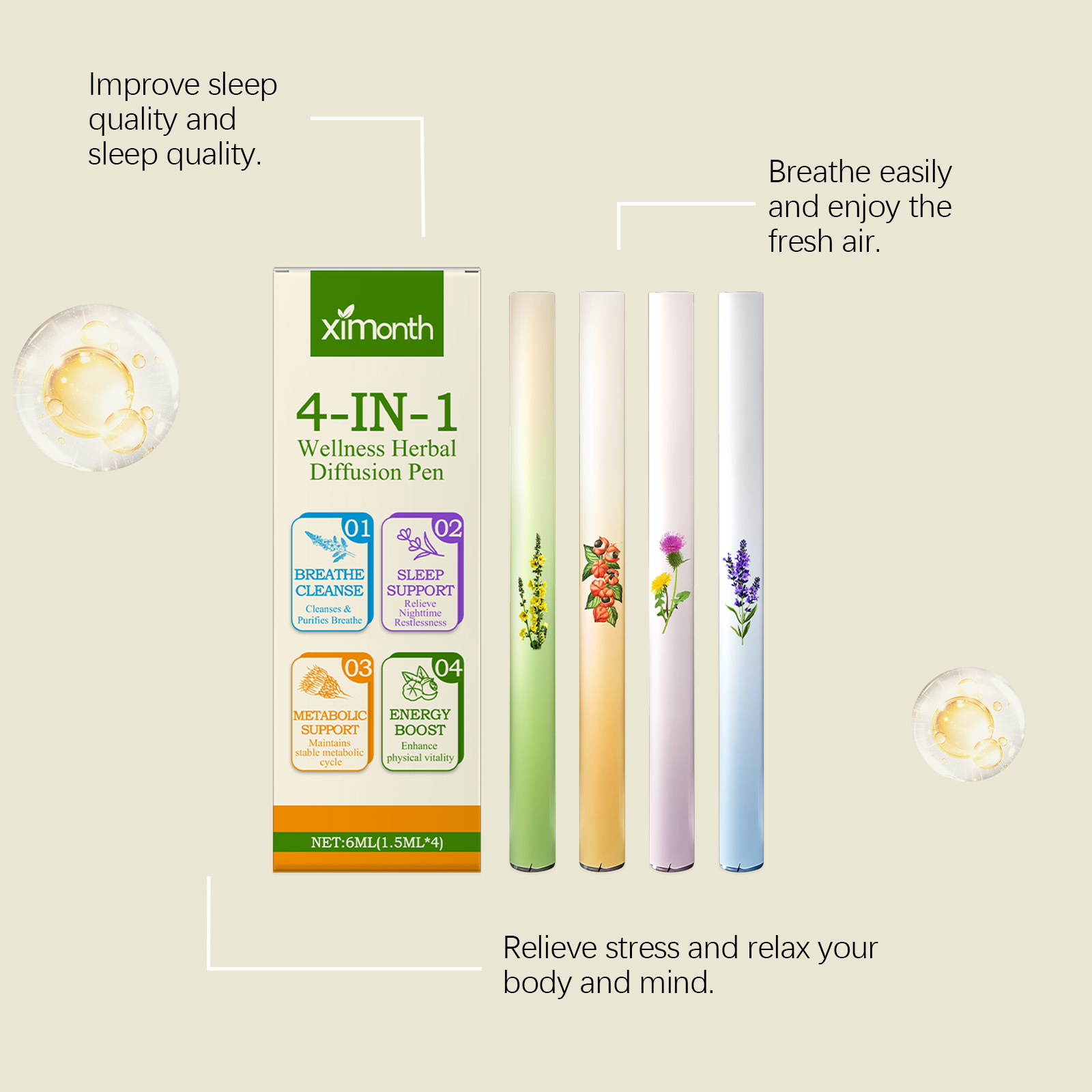 Vara combinada de energia de e - Herbal Wellness For You avaliação e preço